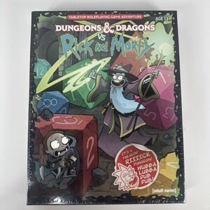D&D Dungeons and Dragons Rick and Morty Roleplaying Game NEW SEALED